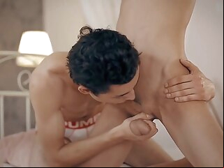 Alan Colter uses Adam Veller to please himself! twink tattoo masturbation